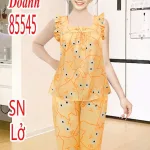 Chuyên sỉ đồ bộ nữ áo sát nách quần đùi vải tole DD-85545