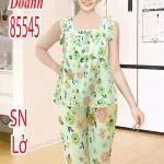 Chuyên sỉ đồ bộ nữ áo sát nách quần đùi vải tole DD-85545