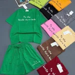 Nguồn hàng sỉ đồ bộ nữ áo tay ngắn quần đùi chất cotton xịn YM-1526