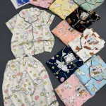 Đồ bộ pijama nữ tay ngắn quần lửng MT-9579 nhiều size