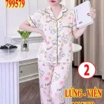 Đồ bộ pijama nữ tay ngắn quần lửng MT-9579 nhiều size