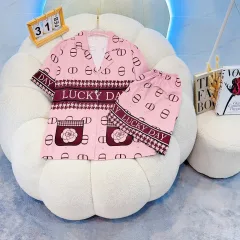 Pijama nữ Phúc Lâm 135S tay ngắn, quần đùi big size 70-80kg
