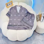Pijama nữ Phúc Lâm 135S tay ngắn, quần đùi big size 70-80kg