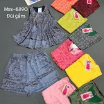Bộ đồ nữ Max-6890 gồm áo sát nách phối cùng quần đùi