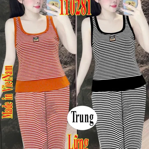 Shop sỉ đồ bộ nữ sát nách quần lững thun borip