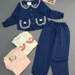 Đồ bộ nữ QV-20026 cotton Hàn không giãn, áo tay dài và quần dài