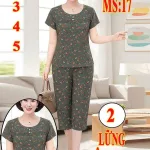 Nguồn hàng sỉ đồ bộ nữ tay ngắn quần lửng TĐ-1726 quần lửng
