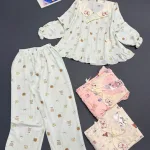 Shop sỉ đồ bộ nữ tiểu thư tay dài cotton hàn không giãn  HT-15236 - 115236