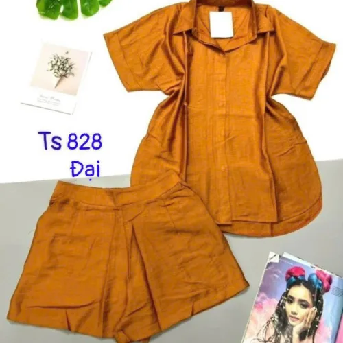 Áo sơ mi tay ngắn in chữ cho khách thích vẻ trẻ trung