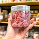 Shop sỉ ô Mai Đào Hồng Mini Thơm Ngon 250g - Hộp Pet