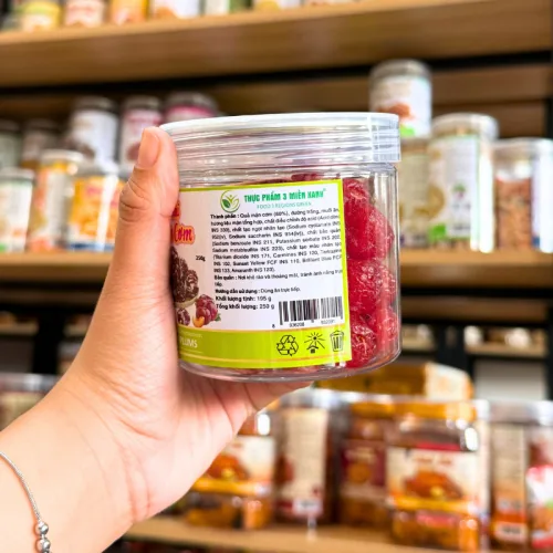Ô Mai Mận Cơm Mini Thơm Ngon, Hũ PET 250g