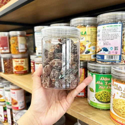 Shop sỉ ô Mai Mơ - Xí Muội Voi Thơm Ngon 350g - Hũ Pet