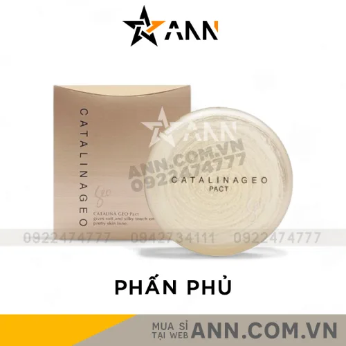 Catalina Geo Pact Phấn Phủ Tone 1 Hàn Quốc 22g