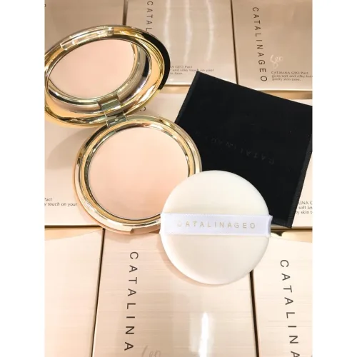 Catalina Geo Pact Phấn Phủ Tone 1 Hàn Quốc 22g