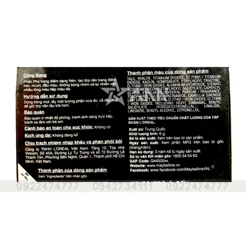 Chuyên sỉ phấn Phủ Maybelline New York Fit Me Oil Control Powder SPF32 PA+++