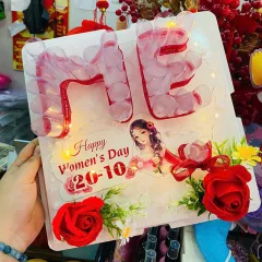 Khuôn Hoa Đựng Tiền Quà Tặng Ngày 8-3 Cho Phái Đẹp