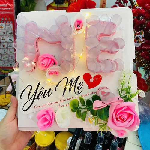 Khuôn Hoa Đựng Tiền Quà Tặng Ngày 8-3 Cho Phái Đẹp
