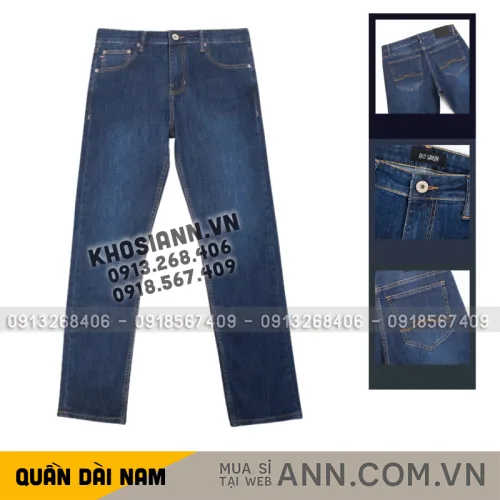 Chỗ sỉ quần Jean Dài Nam Form Slim-fit Old Sailor - 7116