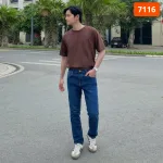 Chỗ sỉ quần Jean Dài Nam Form Slim-fit Old Sailor - 7116