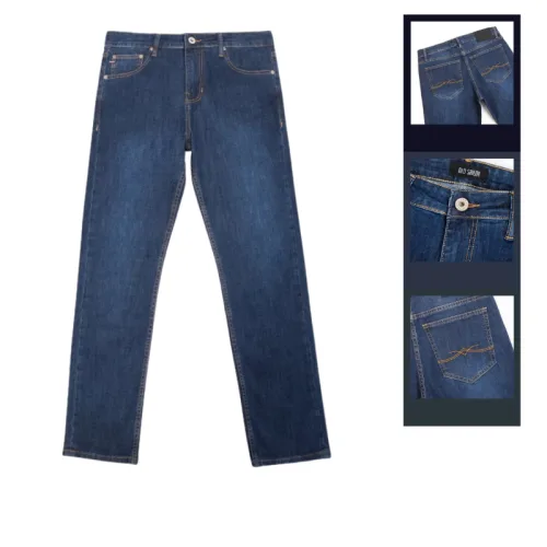 Chỗ sỉ quần Jean Dài Nam Form Slim-fit Old Sailor - 7116