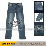 Quần Jean Nam Dài Slim-fit Old Sailor 7162 Màu Xanh Wash