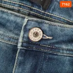 Quần Jean Nam Dài Slim-fit Old Sailor 7162 Màu Xanh Wash
