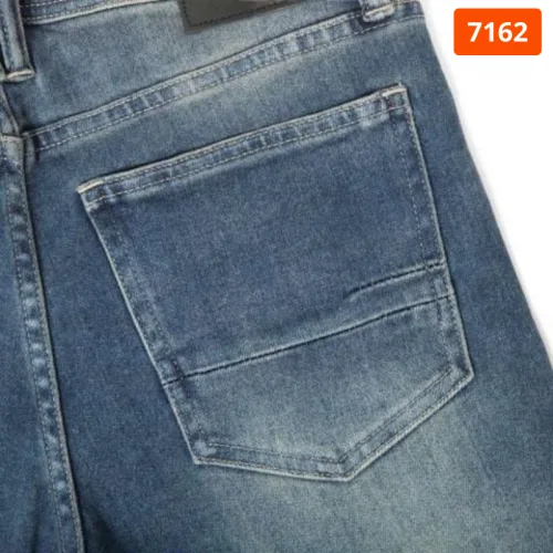 Quần Jean Nam Dài Slim-fit Old Sailor 7162 Màu Xanh Wash