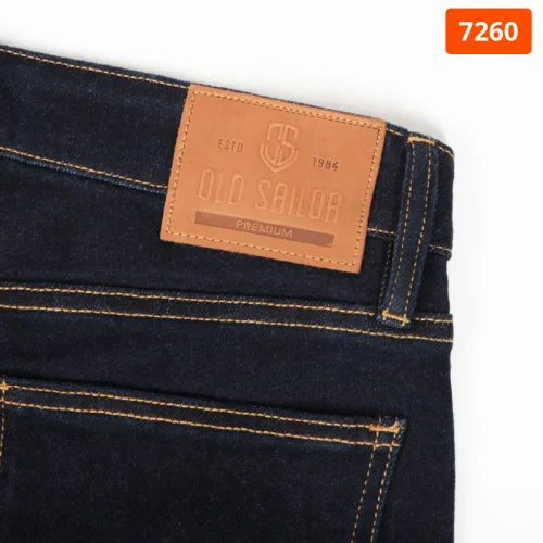 Quần jean nam Old Sailor 7260 dáng dài form Slim-fit