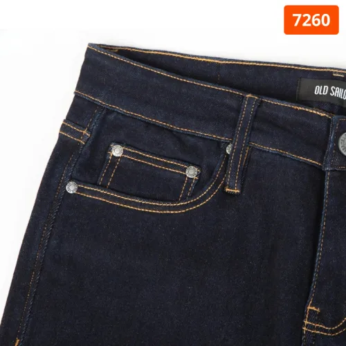 Quần jean nam Old Sailor 7260 dáng dài form Slim-fit