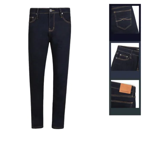 Quần jean nam Old Sailor 7260 dáng dài form Slim-fit