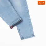 Quần jean nam dài Old Sailor 7274 phom Slim-fit màu xanh nhạt