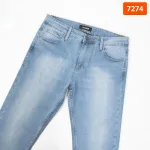 Quần jean nam dài Old Sailor 7274 phom Slim-fit màu xanh nhạt