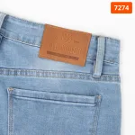 Quần jean nam dài Old Sailor 7274 phom Slim-fit màu xanh nhạt