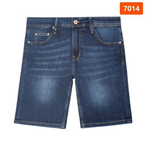 Quần short jean nam Old Sailor 7014 form slim-fit