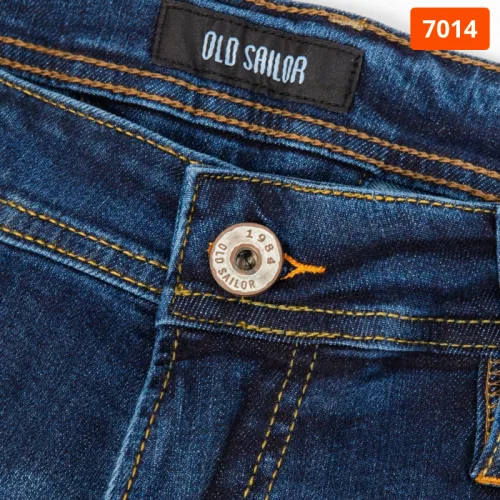 Quần short jean nam Old Sailor 7014 form slim-fit