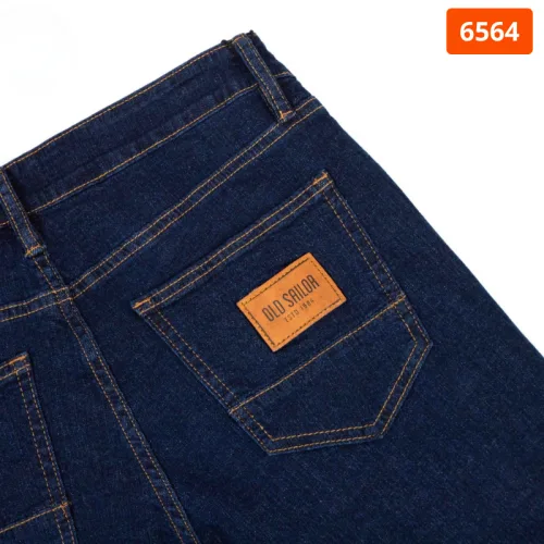Quần jeans nam Osl Aeroflex màu Deep-Black dài 95cm