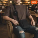 Nơi lấy sỉ quần Jeans Dài Nam Osl Aeroflex Deep-Black 95cm Jeans - 6872
