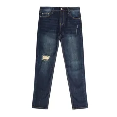 Quần jeans dài nam Osl Aeroflex màu đen sâu, dài 95cm - 6874