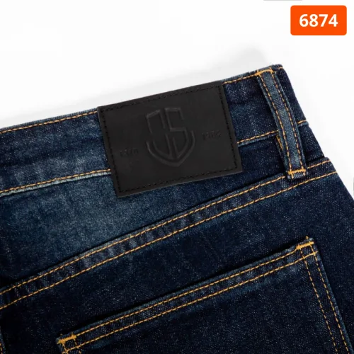 Quần jeans dài nam Osl Aeroflex màu đen sâu, dài 95cm - 6874