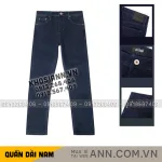 Chỗ sỉ quần Jeans Dài Nam Osl Aeroflex Deep-Black 95cm Jeans - 7158