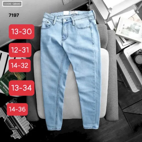 Chuyên sỉ quần Jeans Dài Nam Rurumen - Quần Jean Nam Cao Cấp Big Size