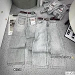 Quần ống rộng vải xốp cột nơ