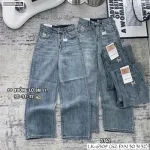 Quần jeans nữ QG289 ống suông tôn dáng, chất vải dày mềm không co giãn