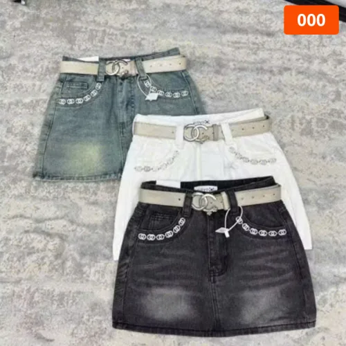 Khám phá Chỗ sỉ quần Jeans Nữ Thụng - Quầng Thụng Nữ - Váy Jean Nữ Thêu Chanel Vải Đẹp Dày Mềm Không Co Giãn thuộc nhóm Quần nữ