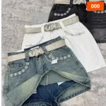 Chỗ sỉ quần Jeans Nữ Thụng - Quầng Thụng Nữ - Váy Jean Nữ Thêu Chanel Vải Đẹp Dày Mềm Không Co Giãn