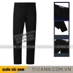 Quần Jeans nam Osl Aeroflex màu Deep-Black dài 95cm