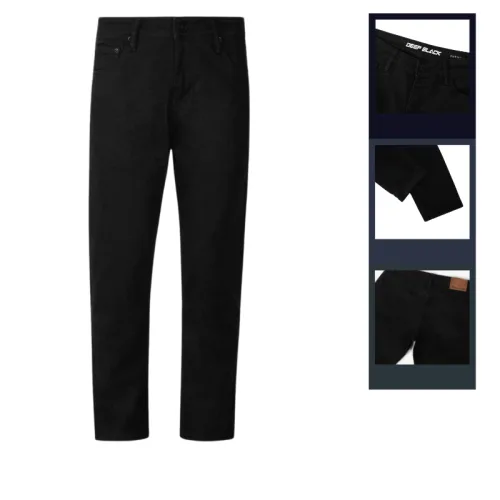 Khám phá Quần Jeans nam Osl Aeroflex màu Deep-Black dài 95cm thuộc nhóm quần nam