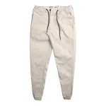 Quần kaki jogger nam màu kem co giãn