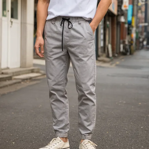 Nguồn hàng sỉ quần Jogger Nam Co Giãn Màu Xám