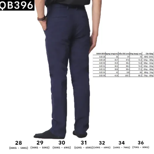Chỗ sỉ quần Kaki Dài Nam Co Giãn Màu Xanh Đen